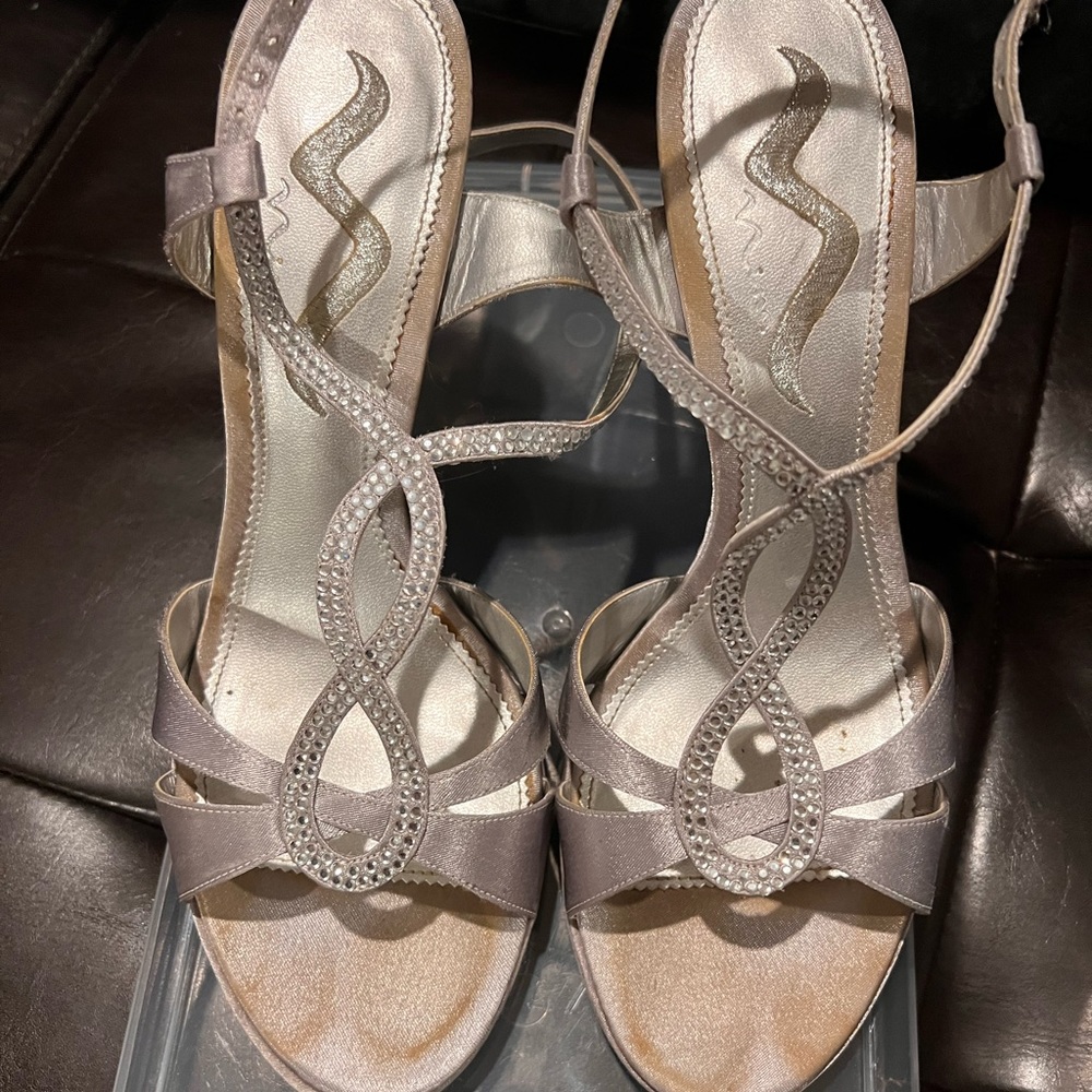Nina Silver Heels